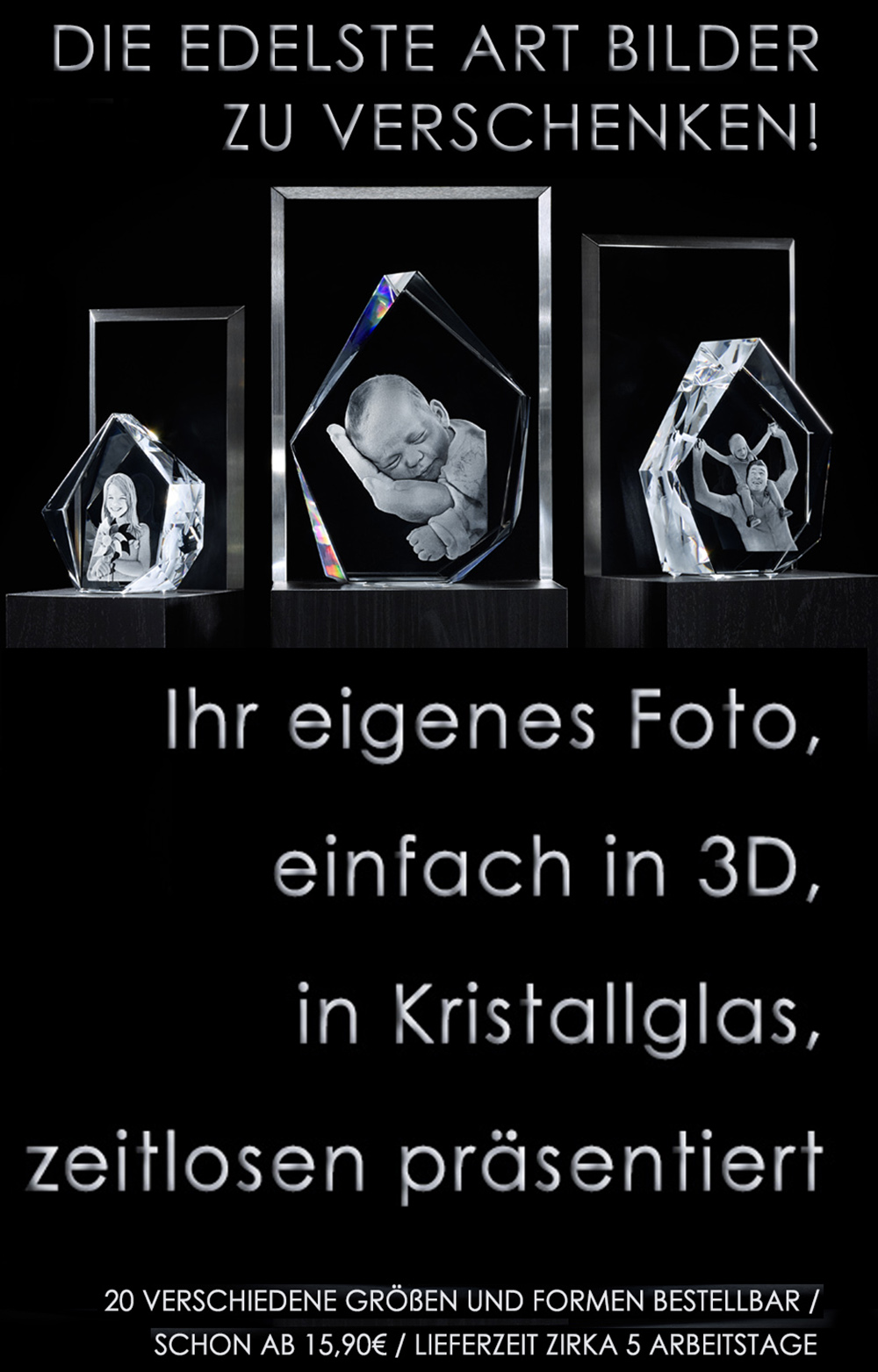 3D Fotos im Glas